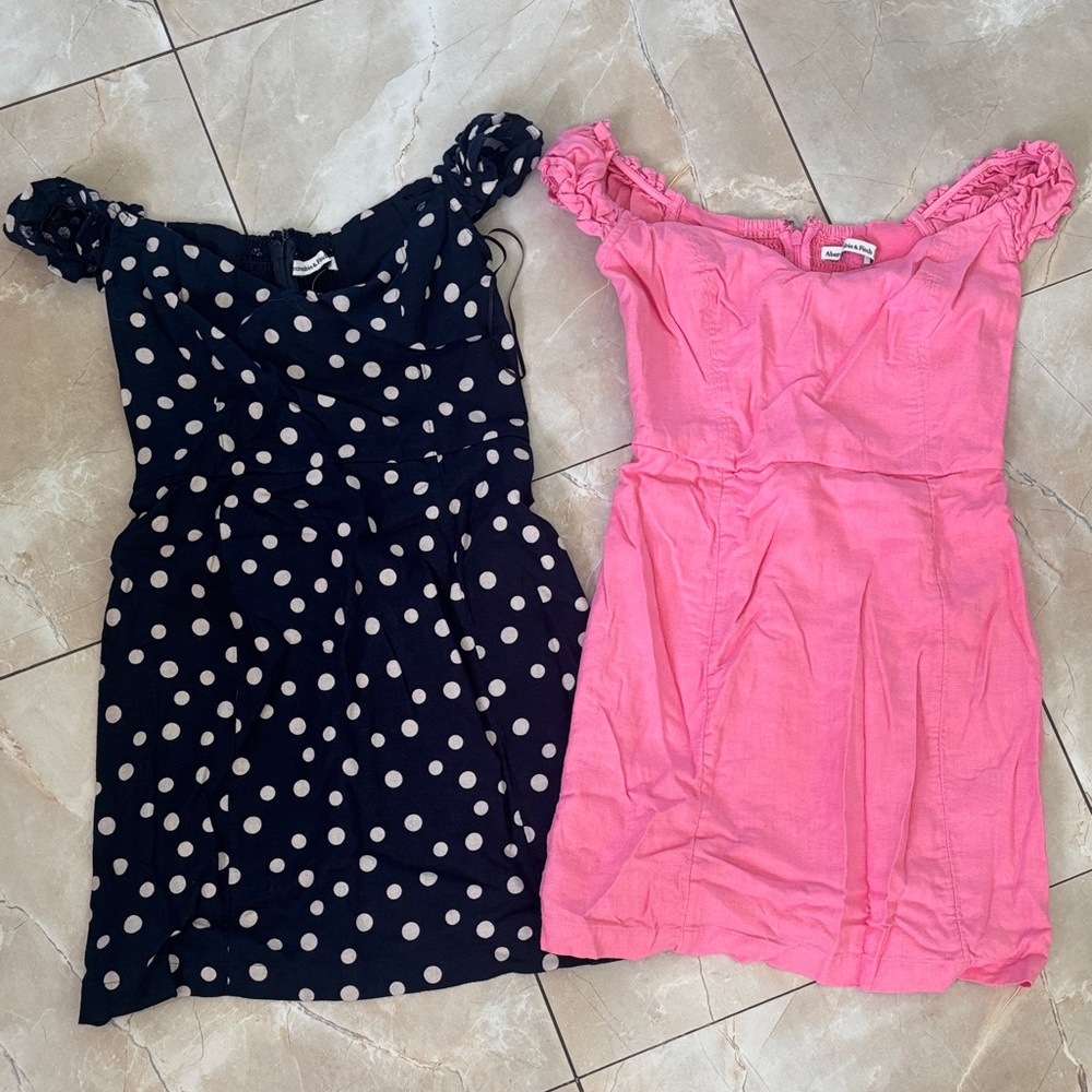Abercrombie off the shoulder dresses